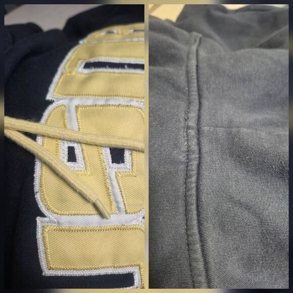 Knights Apparel USNA Navy Midshipmen Hoodie Sz M - Picture 5 of 5